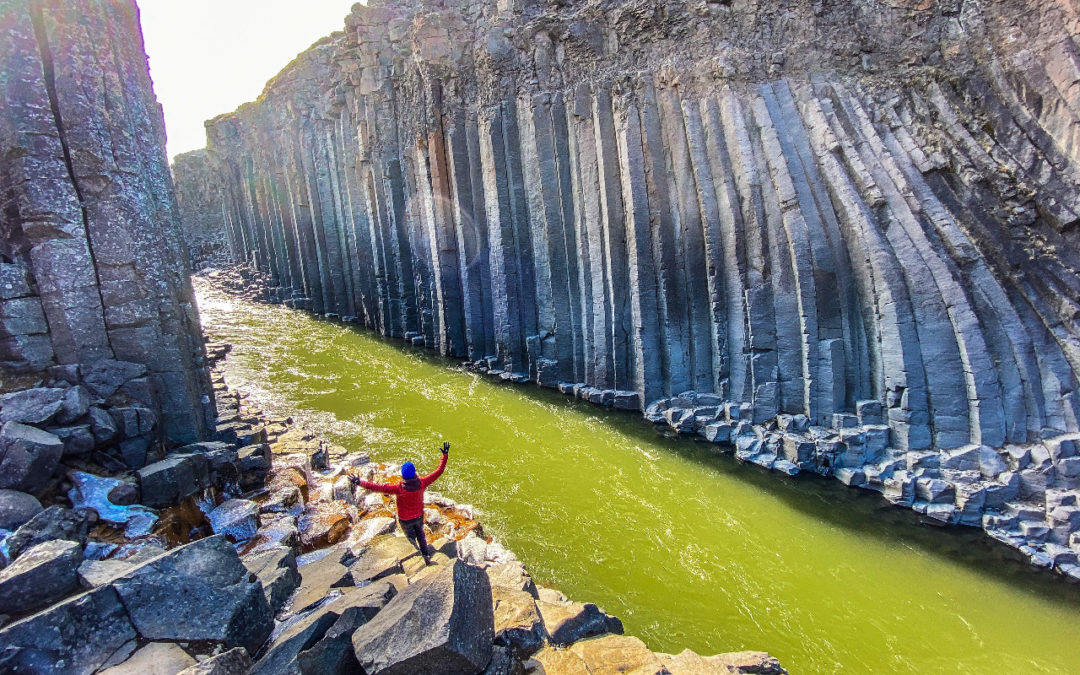 Stuðlagil basalt Canyon